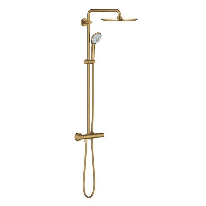 Sprchový systém GROHE Euphoria System s termostatickou baterií Brushed Cool Sunrise 26075GN0