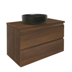 Koupelnová skříňka s krycí deskou SAT B-Way 79x50x45 cm ořech mat BWAY280NUTDESK