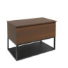 Koupelnová skříňka s krycí deskou SAT B-Way 59x30x45 cm ořech mat BWAY60NUTDESK