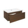 Koupelnová skříňka s umyvadlem SAT B-Way 59x30x45 cm ořech mat BWAY60NUTU1