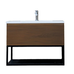 Koupelnová skříňka s umyvadlem SAT B-Way 80x30x45 cm ořech mat BWAY80NUTU
