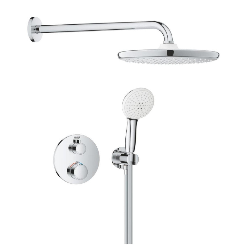 Sprchový systém GROHE Grohtherm bez podomítkového tělesa chrom 1039960000