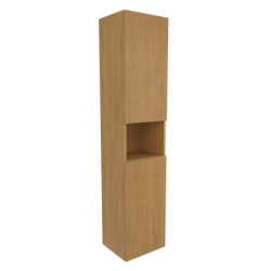 Koupelnová skříňka vysoká SAT Evolution 36x165x32 cm dub medový mat SATEVOV36DMK