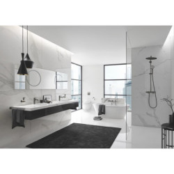 Umyvadlová baterie GROHE Essence New s výpustí Brushed Hard Graphite 23589AL1