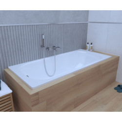 Vanová baterie SAT Aurum bez sprchového setu 150 mm chrom SATBAUR222CR