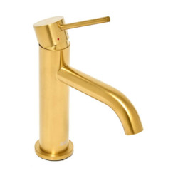 Umyvadlová baterie SAT Aurum bez výpusti broušená zlatá SATBAUR271BG