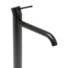 Vysoká umyvadlová baterie SAT Aurum bez výpusti černá matná SATBAUR285C