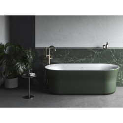 Volně stojící vana Ravak Ypsilon 180x80 cm akrylát levá i pravá Grey Green XC00100052