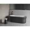 Volně stojící vana Ravak Ypsilon 180x80 cm akrylát levá i pravá černá XC00100058