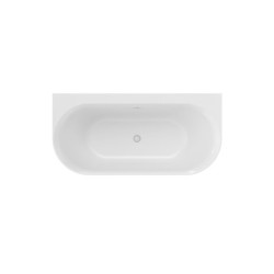 Volně stojící vana Ravak Ypsilon Wall  178x86 cm akrylát levá i pravá Grey Green XC00100064