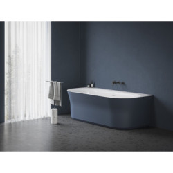 Volně stojící vana Ravak Ypsilon Wall  178x86 cm akrylát levá i pravá Deapsea Blue XC00100070