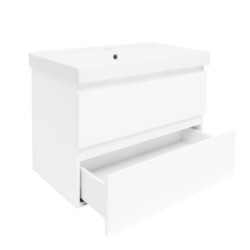 Koupelnová skříňka s umyvadlem SAT B-Way 79x50x45 cm bílá lesk BWAY280WU1BI