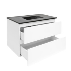 Koupelnová skříňka s umyvadlem SAT B-Way 79x50x45 cm bílá lesk BWAY280WU4B