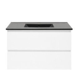 Koupelnová skříňka s umyvadlem SAT B-Way 79x50x45 cm bílá lesk BWAY280WU4B