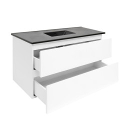 Koupelnová skříňka s umyvadlem SAT B-Way 99x50x45 cm bílá lesk BWAY2100WU4B