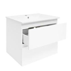 Koupelnová skříňka s umyvadlem SAT B-Way 59x50x45 cm bílá lesklá BWAY260WU4BI