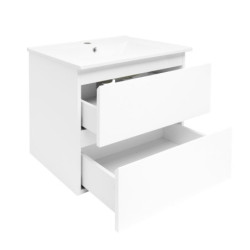 Koupelnová skříňka s umyvadlem SAT B-Way 59x50x45 cm bílá lesklá BWAY260WU4BI