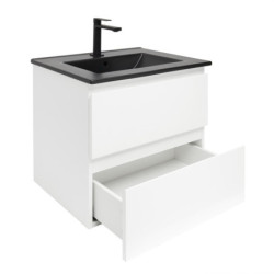 Koupelnová skříňka s umyvadlem SAT B-Way 59x50x45 cm bílá lesk BWAY260WU4B2B