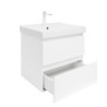 Koupelnová skříňka s umyvadlem SAT B-Way 59x50x45 cm bílá lesk BWAY260WU1BBI