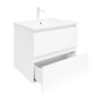 Koupelnová skříňka s krycí deskou SAT B-Way 59x50x45 cm bílá lesk BWAY260WU4B2