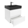 Koupelnová skříňka s umyvadlem SAT B-Way 59x50x45 cm bílá lesk BWAY260WU2B2B