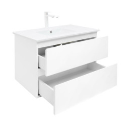 Koupelnová skříňka s umyvadlem SAT B-Way 79x50x45 cm bílá lesk BWAY280WU4B2