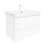 Koupelnová skříňka s umyvadlem SAT B-Way 79x50x45 cm bílá lesk BWAY280WU1BBI