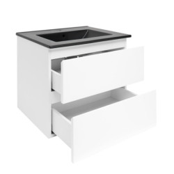 Koupelnová skříňka s umyvadlem SAT B-Way 59x50x45 cm bílá lesk BWAY260WU4B