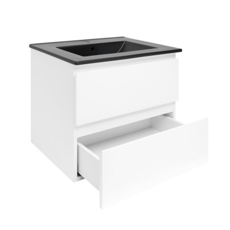Koupelnová skříňka s umyvadlem SAT B-Way 59x50x45 cm bílá lesk BWAY260WU4B