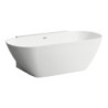 Oválná vana Laufen Lua 170x85,5 cm litý mramor H2200870000001