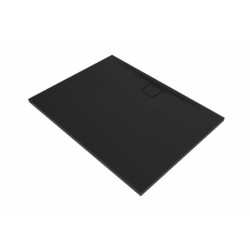 Sprchová vanička obdélníková SAT Vision 100x90 cm litý mramor černá SATSVVI10090C