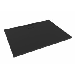 Sprchová vanička obdélníková SAT Vision 100x90 cm litý mramor černá SATSVVI10090C