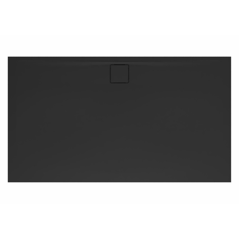 Sprchová vanička obdélníková SAT Vision 160x90 cm litý mramor černá SATSVVI16090C