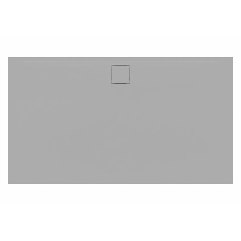 Sprchová vanička obdélníková SAT Vision 160x90 cm litý mramor šedá SATSVVI16090S