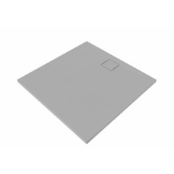 Sprchová vanička čtvercová SAT Vision 90x90 cm litý mramor šedá SATSVVI90QS