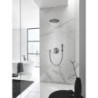 Hlavová sprcha GROHE Rainshower Cosmopolitan Metal včetně sprchového ramena Brushed Hard Graphite 26066AL0