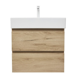 Koupelnová skříňka 2 zásuvková s umyvadlem SAT B-Way 59x50x45 cm dub mat BWAY260OAKU2BBI