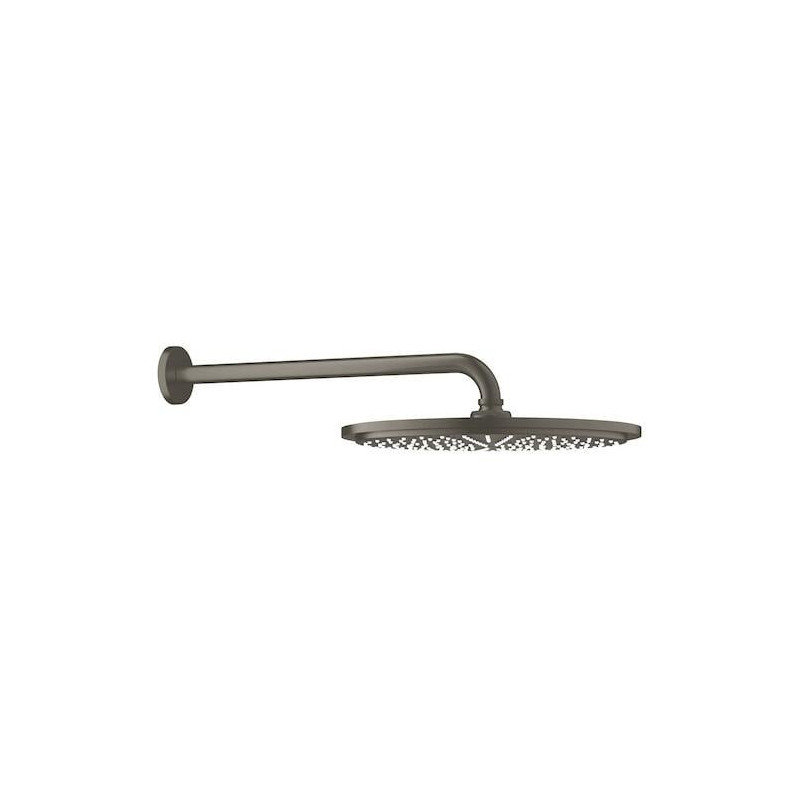 Hlavová sprcha GROHE Rainshower Cosmopolitan Metal včetně sprchového ramena Brushed Hard Graphite 26066AL0