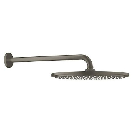 Hlavová sprcha GROHE Rainshower Cosmopolitan Metal včetně sprchového ramena Brushed Hard Graphite 26066AL0