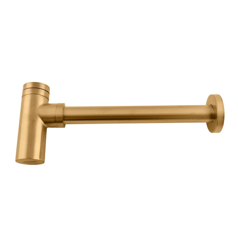 Sifon k umyvadlu RAV Slezák zlatá kartáčovaná mosaz MD0232ZK