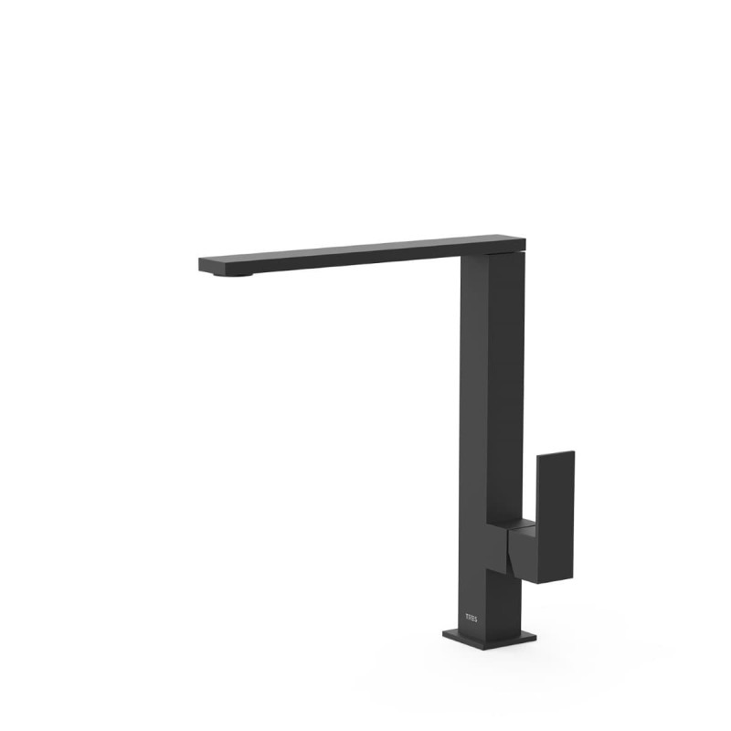 Dřezová baterie TRES Cocina s otočným ramínkem černá matná 006486NM