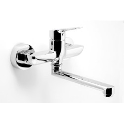 Dřezová - umyvadlová baterie Novaservis Metalia 54 s otočným ramínkem 150 mm chrom 54076,0