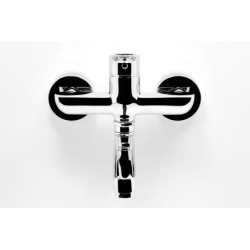 Dřezová - umyvadlová baterie Novaservis Metalia 54 s otočným ramínkem 150 mm chrom 54076,0