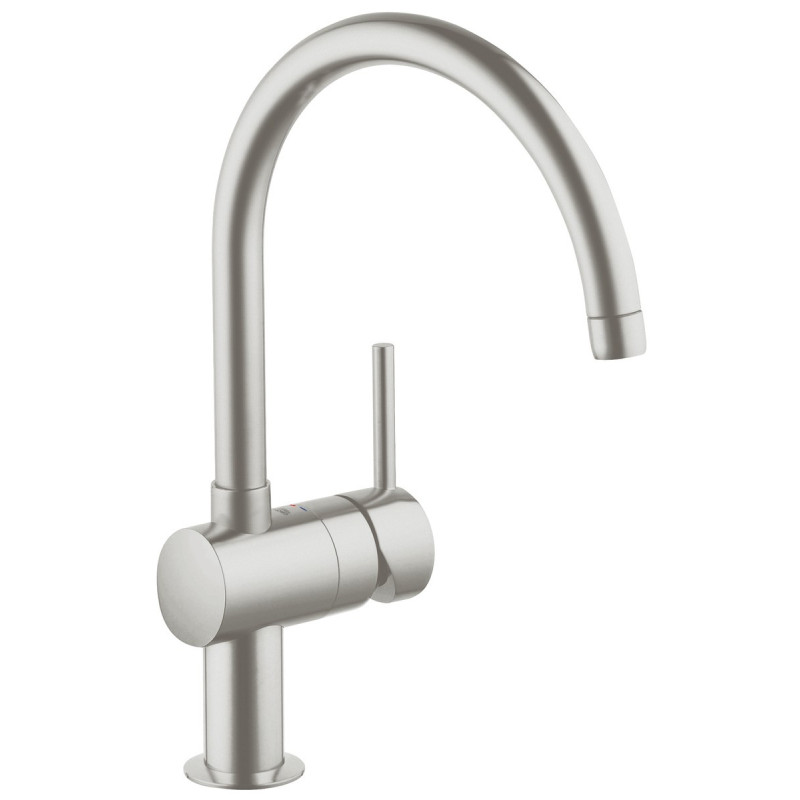 Dřezová baterie GROHE Minta s otočným raménkem supersteel 32917DC0
