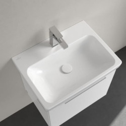 Villeroy & Boch Architectura - Umyvadlo 60x45 cm, bez přepadu, otvor pro baterii, alpská bílá 4A876101