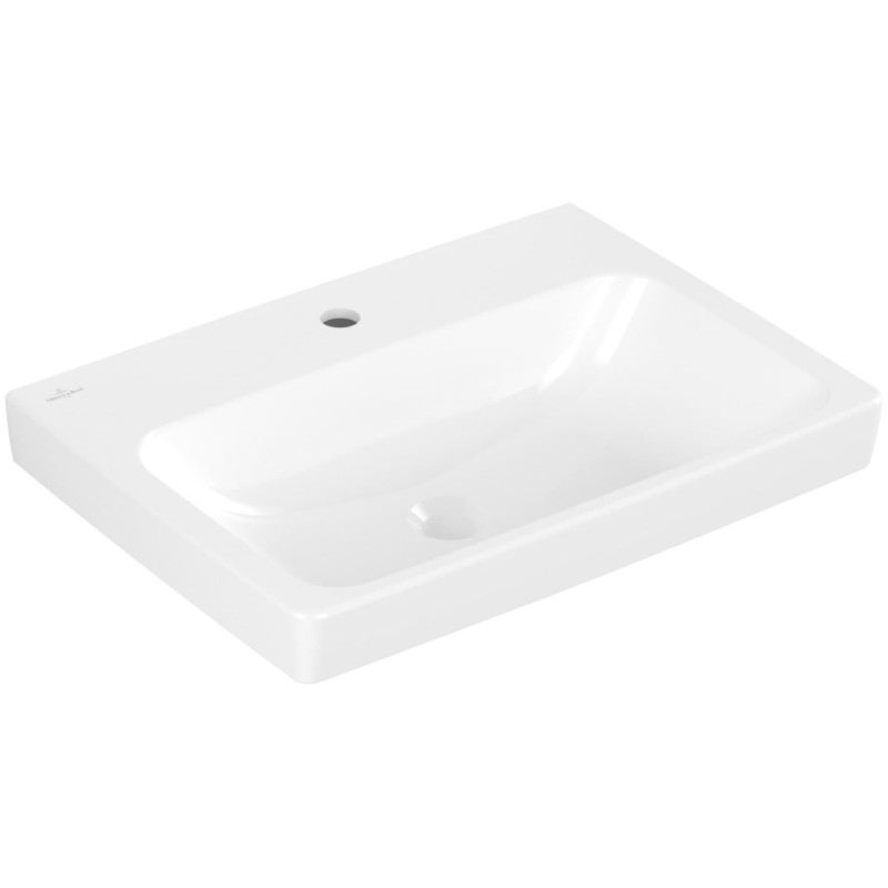 Villeroy & Boch Architectura - Umyvadlo 60x45 cm, bez přepadu, otvor pro baterii, alpská bílá 4A876101