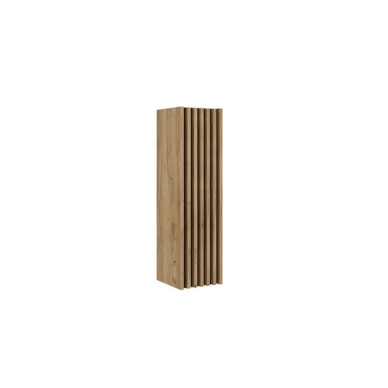 Koupelnová skříňka vysoká SAT Delano 34x125x36 cm dub mat DELANOV35DC