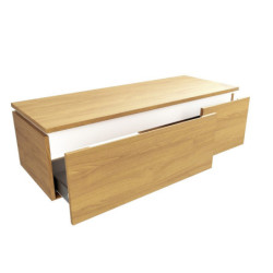 Koupelnová skříňka SAT Feel 120x30x46 cm medový dub mat SATFEEL2120DMD