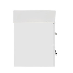 Koupelnová skříňka s umyvadlem SAT Cube Way 60x53x46 cm bílá lesk CUBE46602BISATCW