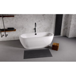 Volně stojící vana Polysan SAMIRA 173x78 cm akrylát levá i pravá orientace 68648